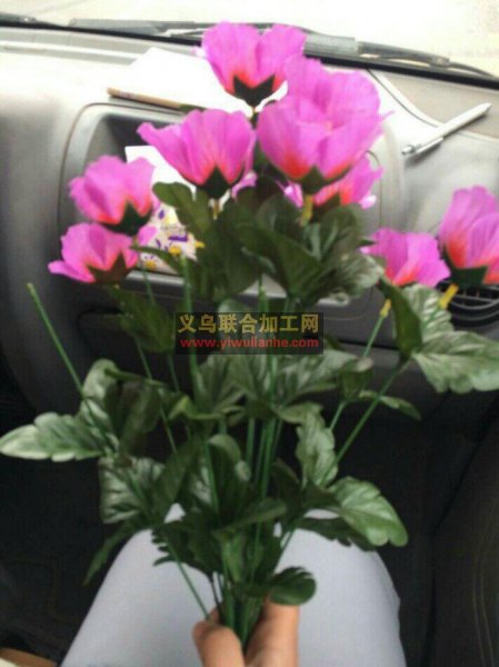 仿真花组装插花手工活外发加工(图文)