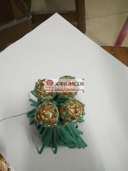 如图简单绑铜丝手工活外发【可发外地】