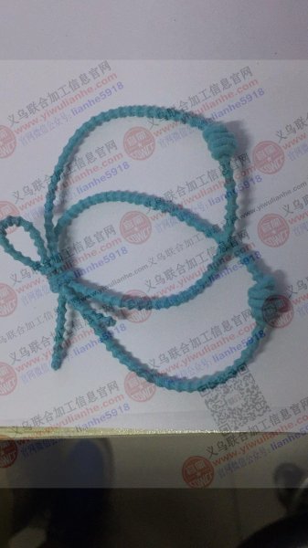 如图皮筋打结手工活外发加工