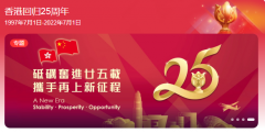 热烈庆祝：香港回归25周年
