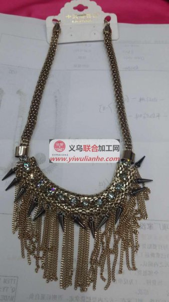 后宅新凉亭如图手工项链成品单外发 - 饰品成品半成品外发 - 外发加工