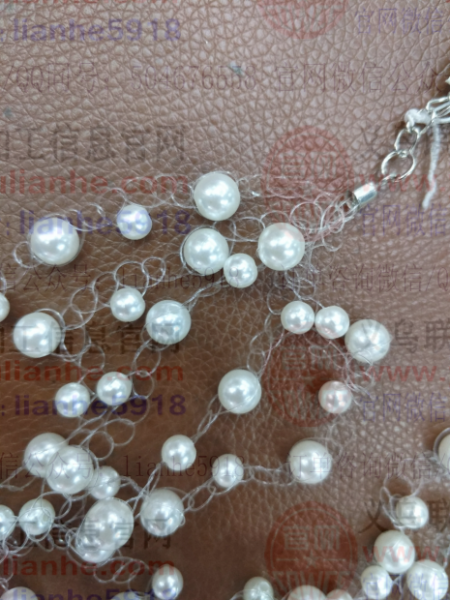 鱼线串珠子手工活外发加工,如图,外发