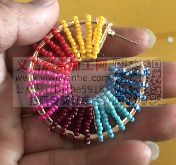如图耳环手工活外发加工有经验的来吕