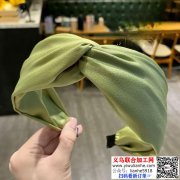 找专业会做这个布艺交叉发箍的工厂，请联系