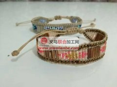承接，缝珠，穿珠，绕线，打结，鞋夹钉珠加工